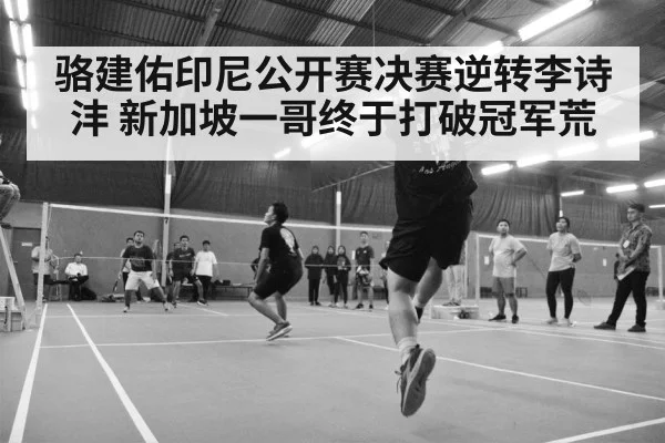 badminton match action shot